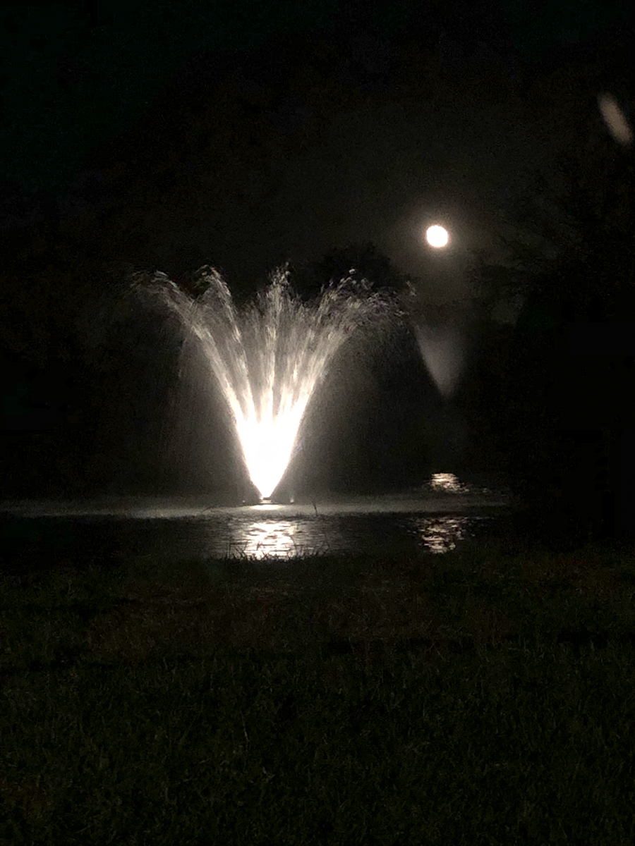 Kasco Fountain at Night